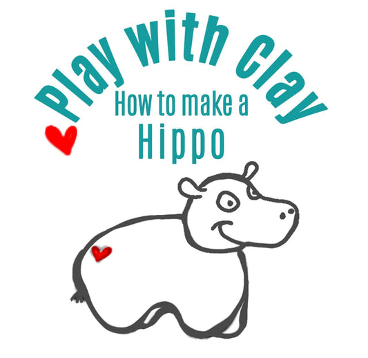 Clay pottery Hippo - Digital download