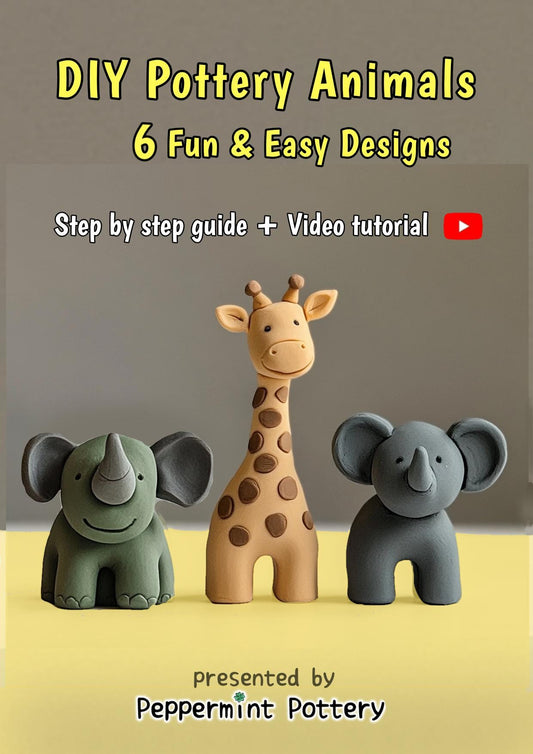 DIY Pottery Animals - 6 Fun & Easy designs